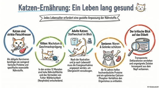 Katzen: Artgerechte Ernährung in allen Altersstufen